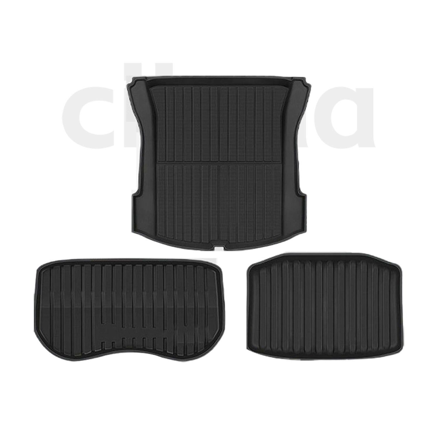 Heavy Duty Cargo Liner Mats for Tesla Model 3 Highland 2025 2024