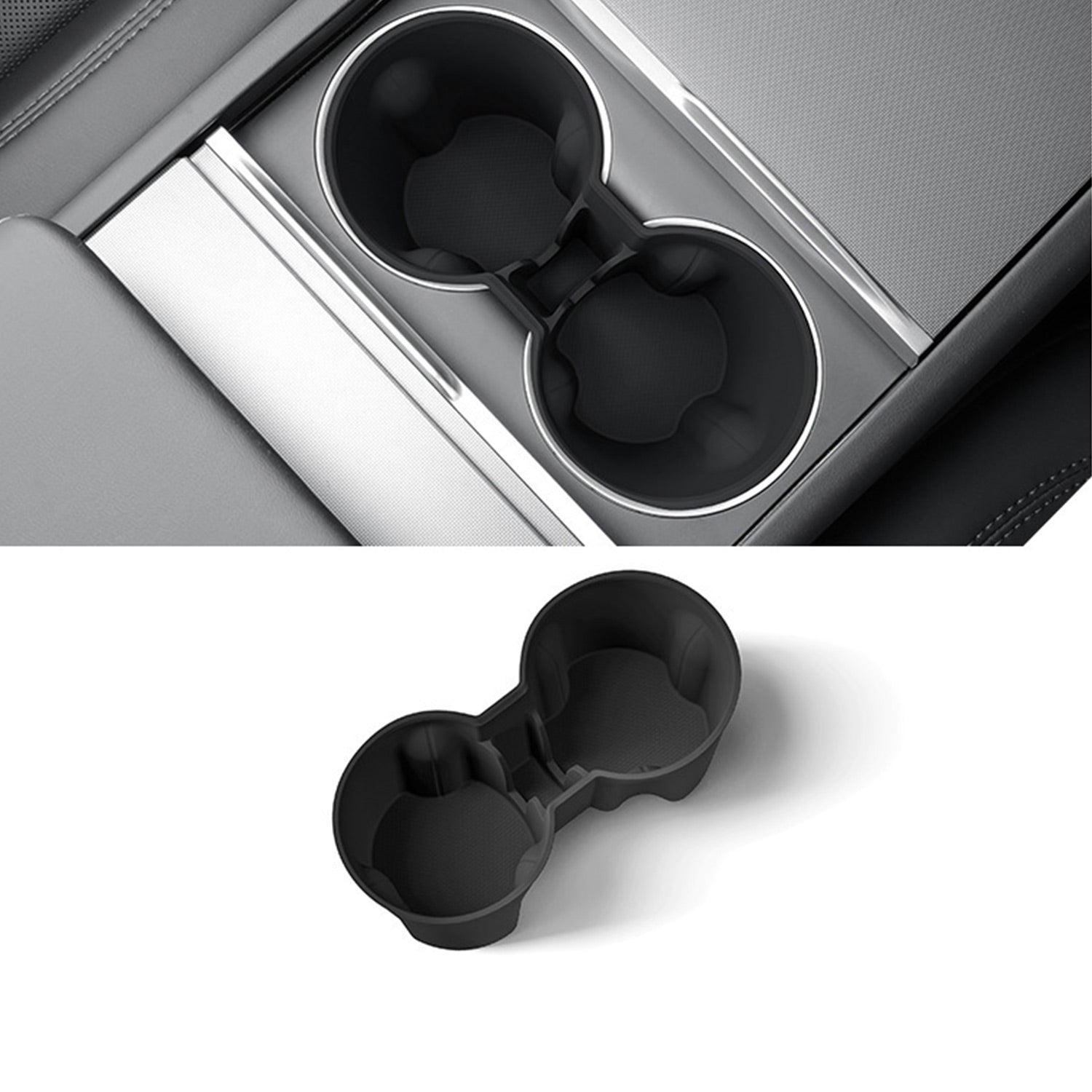 Soft Center Console Cup Holder for Tesla Model Y Juniper 2025