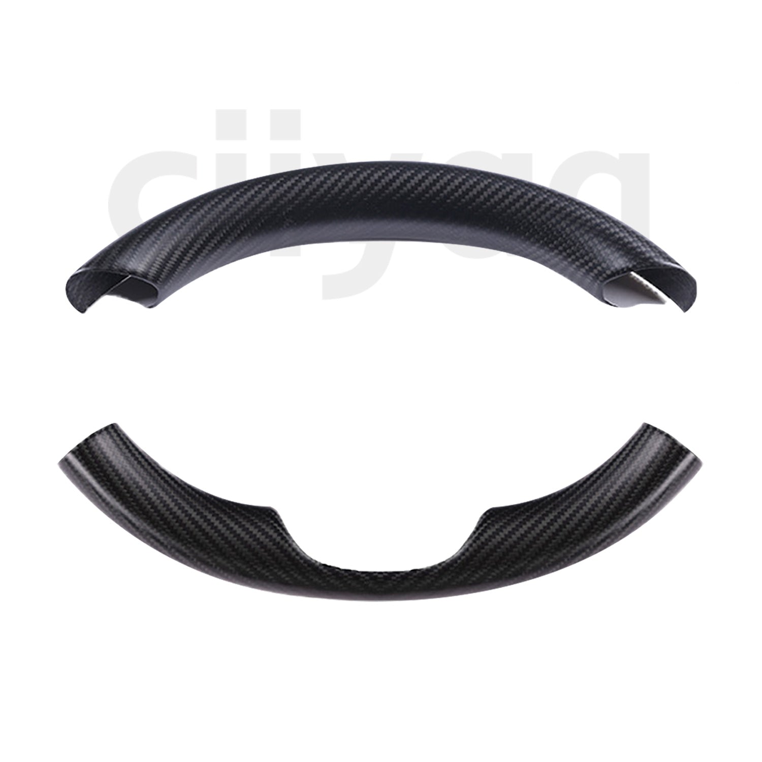 Real Carbon Fibre Steering Wheel Cover for Tesla Model 3 Highland 2025 2024