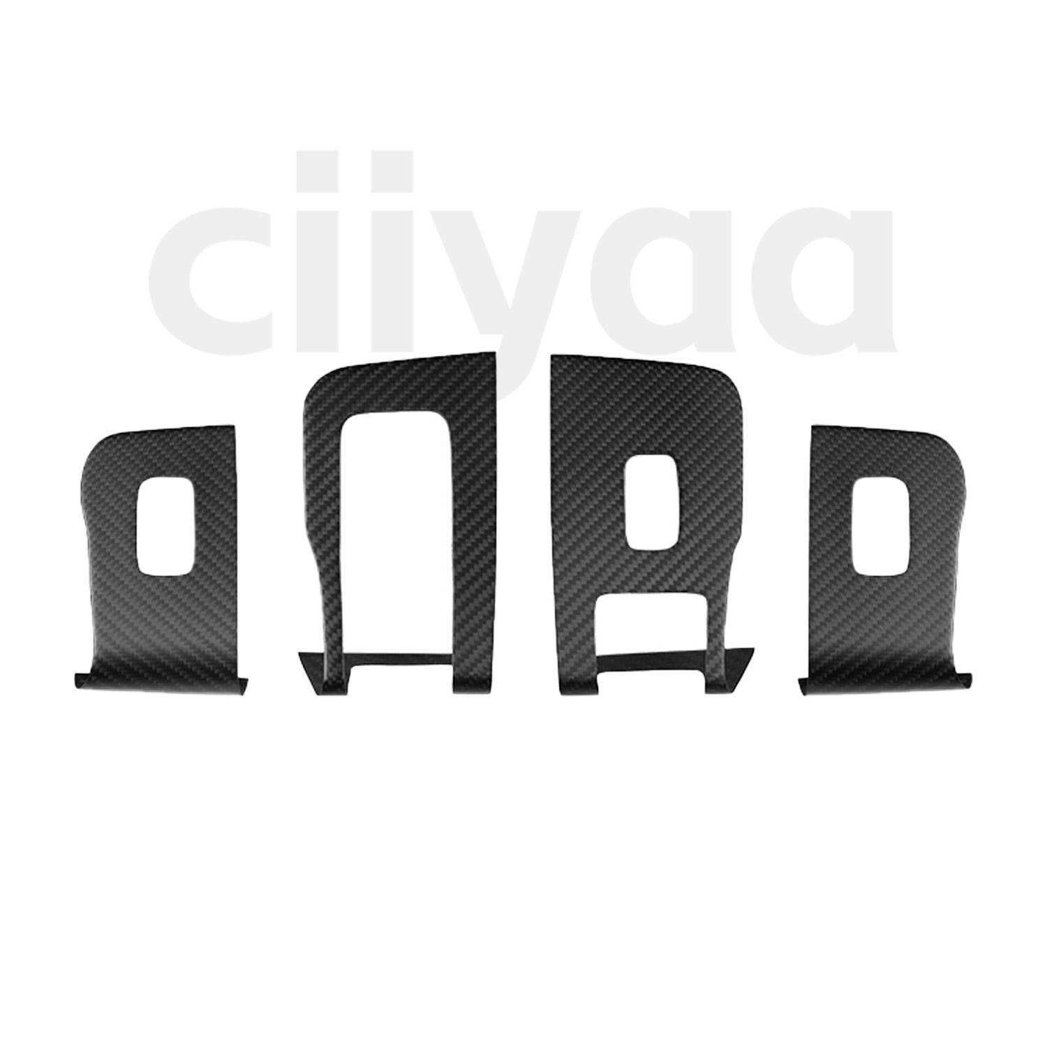 Carbon Fiber Window & Door Button Cover for Tesla Model 3 Highland 2025 2024