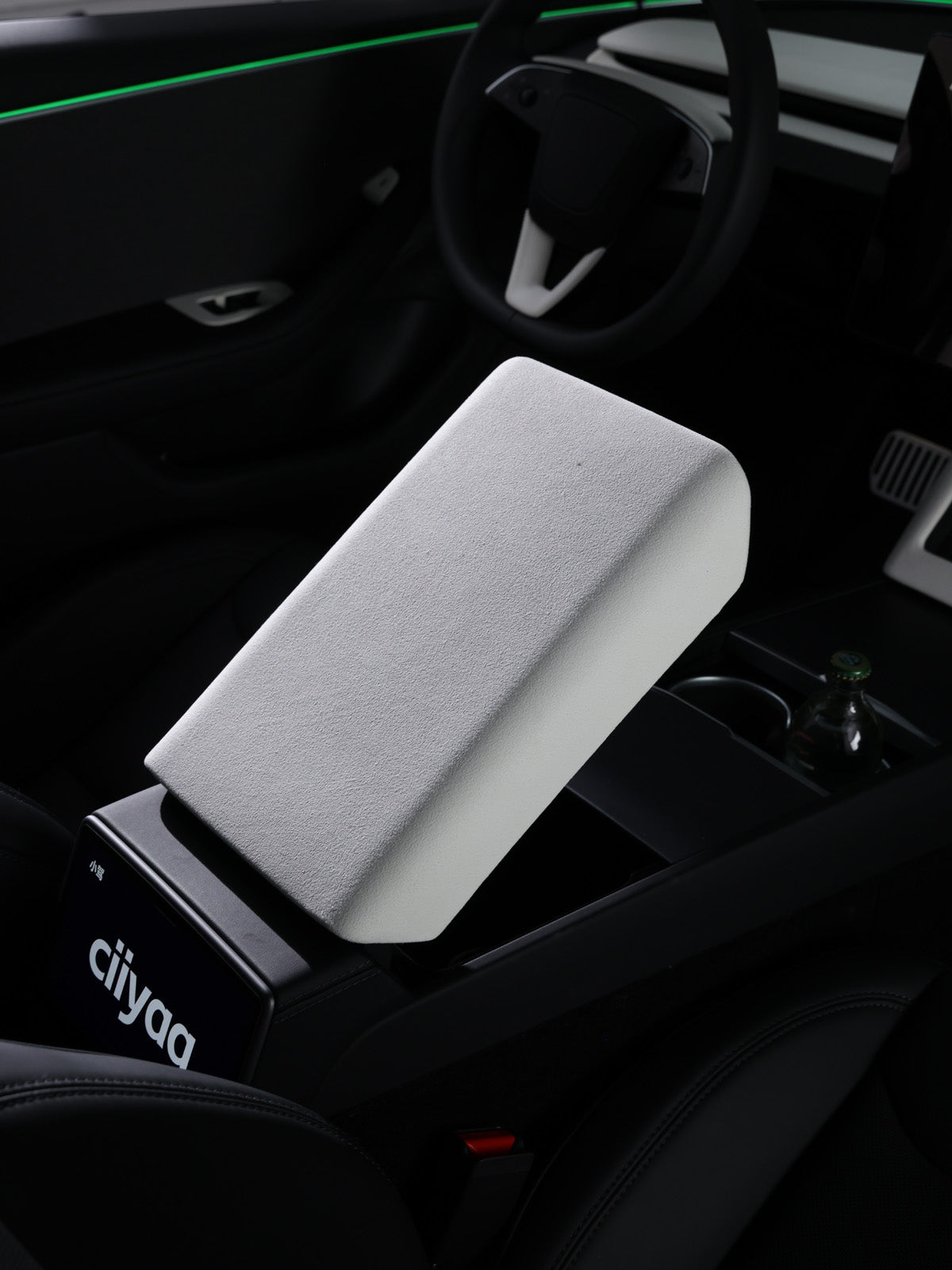 CiyaSuede Armrest Cover for Tesla Model 3 Highland 2025 2024