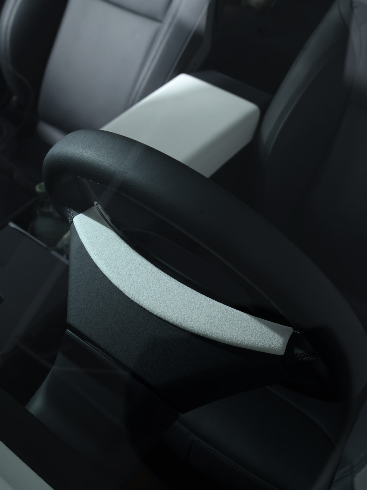 CiyaSuede Steering Wheel Upper Trim for Tesla Model Y Juniper 2025