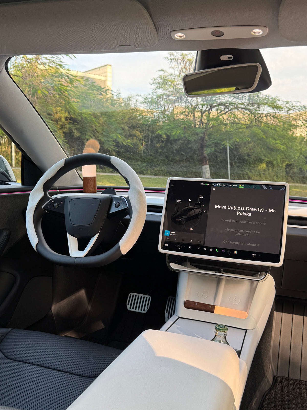 Center Console Armrest Silicone Pad for Tesla Model 3 Highland 2025 2024