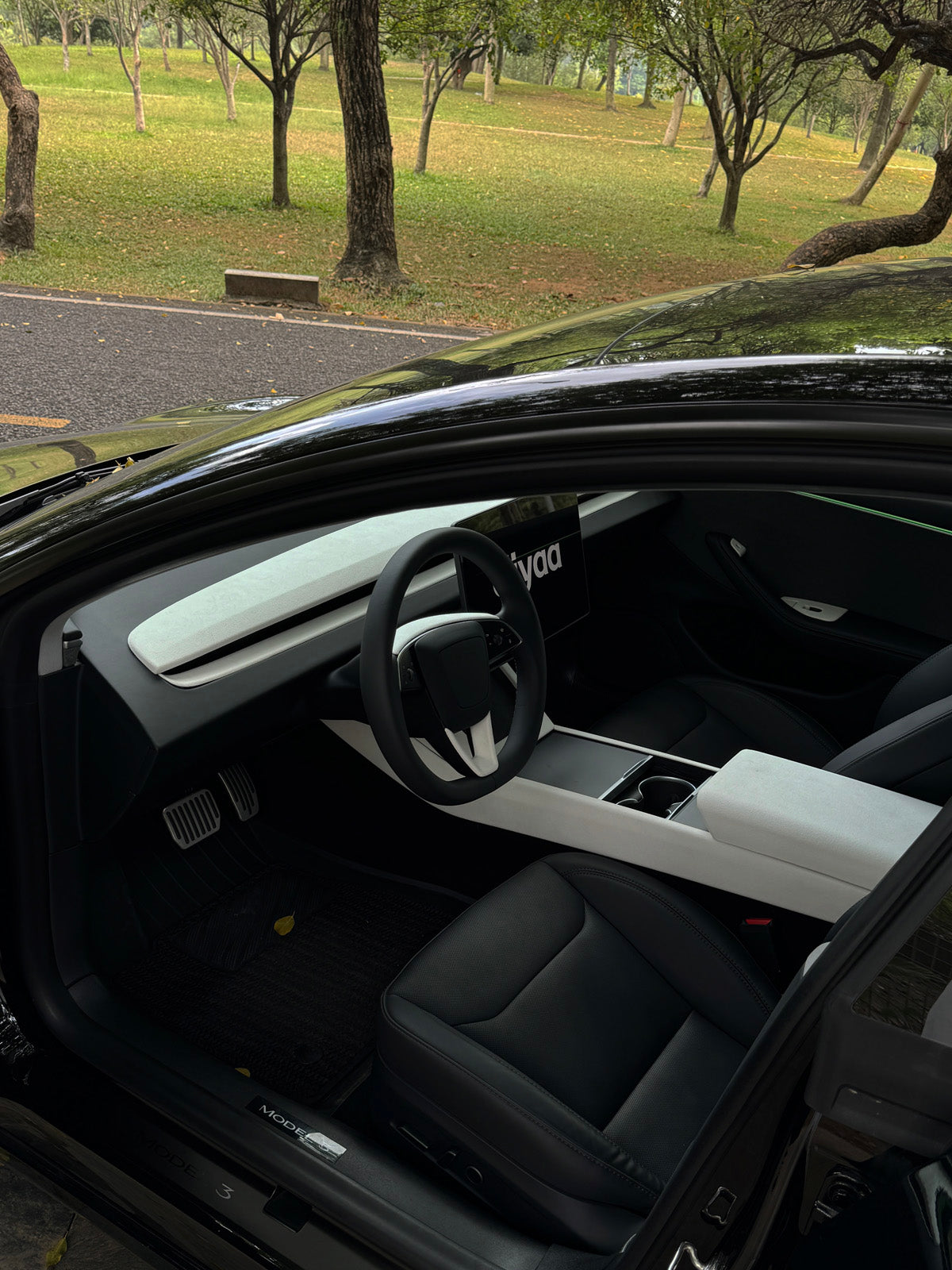 CiyaSuede Dashboard Trim for Tesla Model 3 Highland 2025 2024