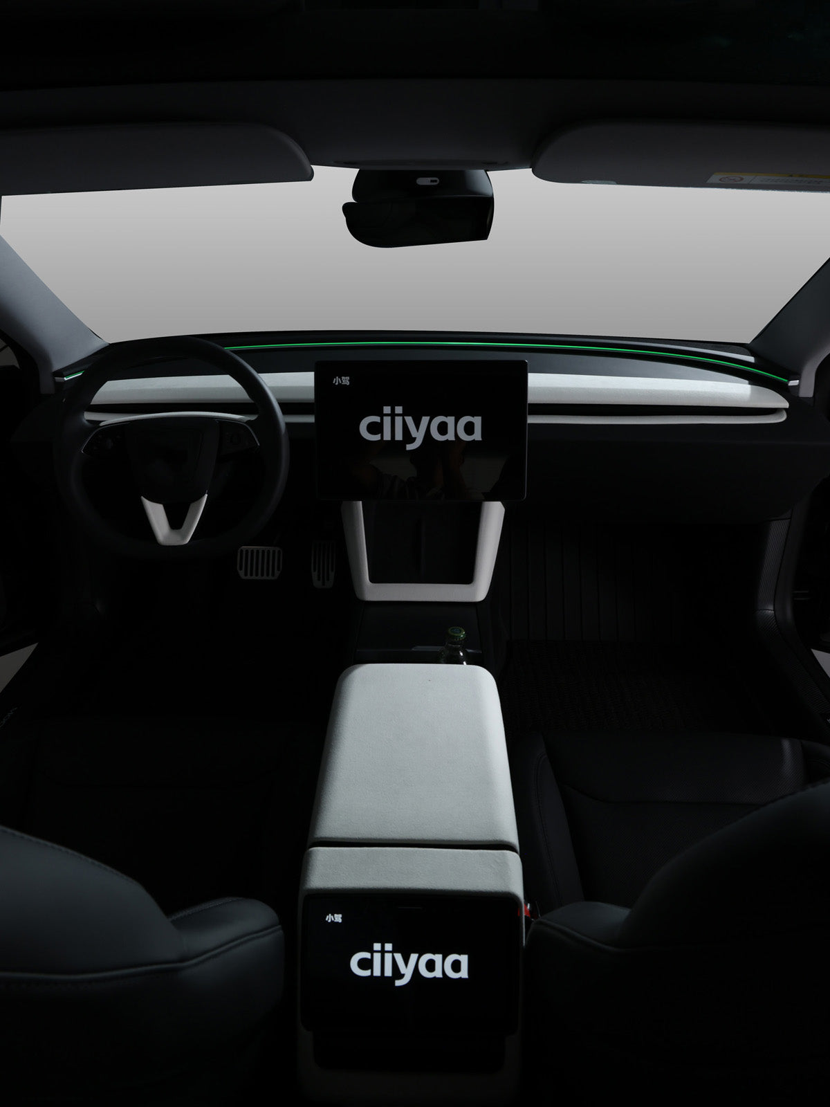 CiyaSuede Dashboard Vent Trim for Tesla Model 3 Highland 2025 2024