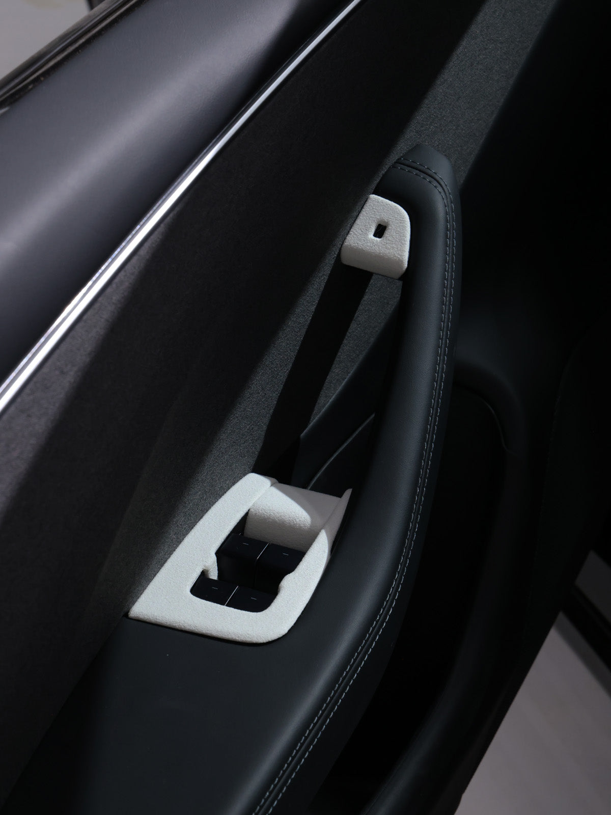 CiyaSuede Door Button Cover for Tesla Model 3 Highland 2025 2024