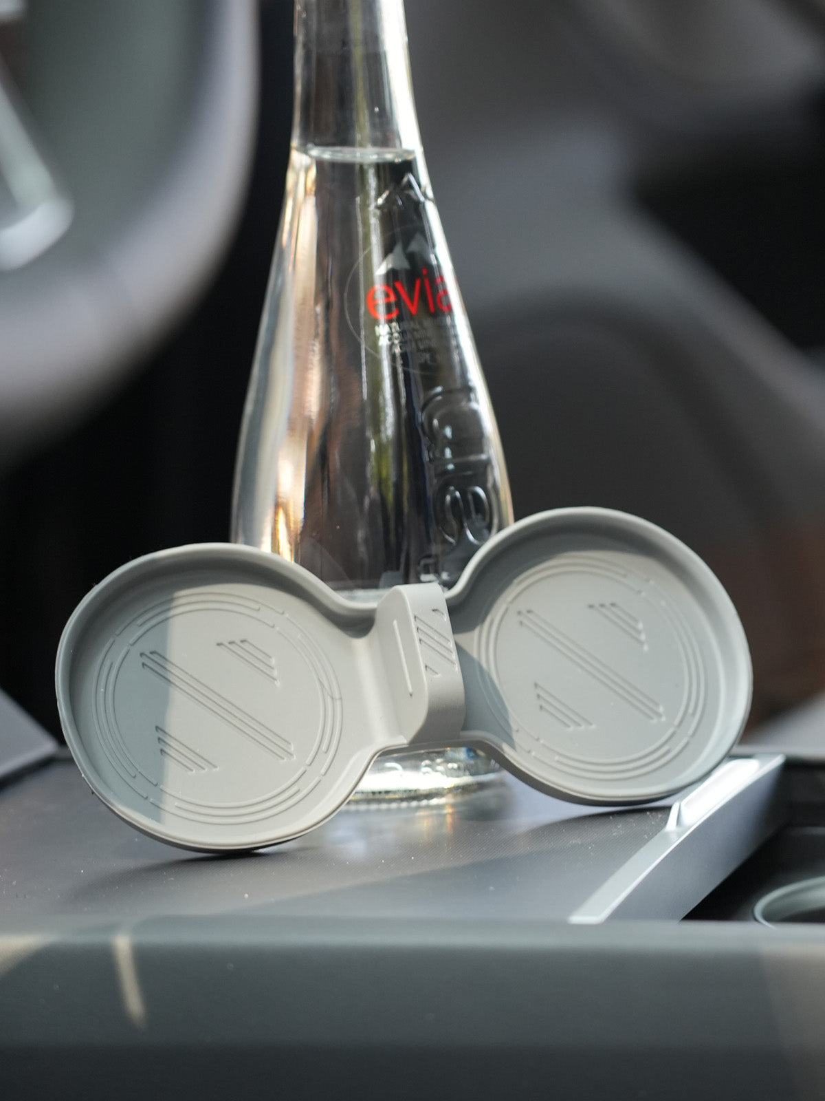 Soft Center Console Cup Mat for Tesla Model Y Juniper 2025