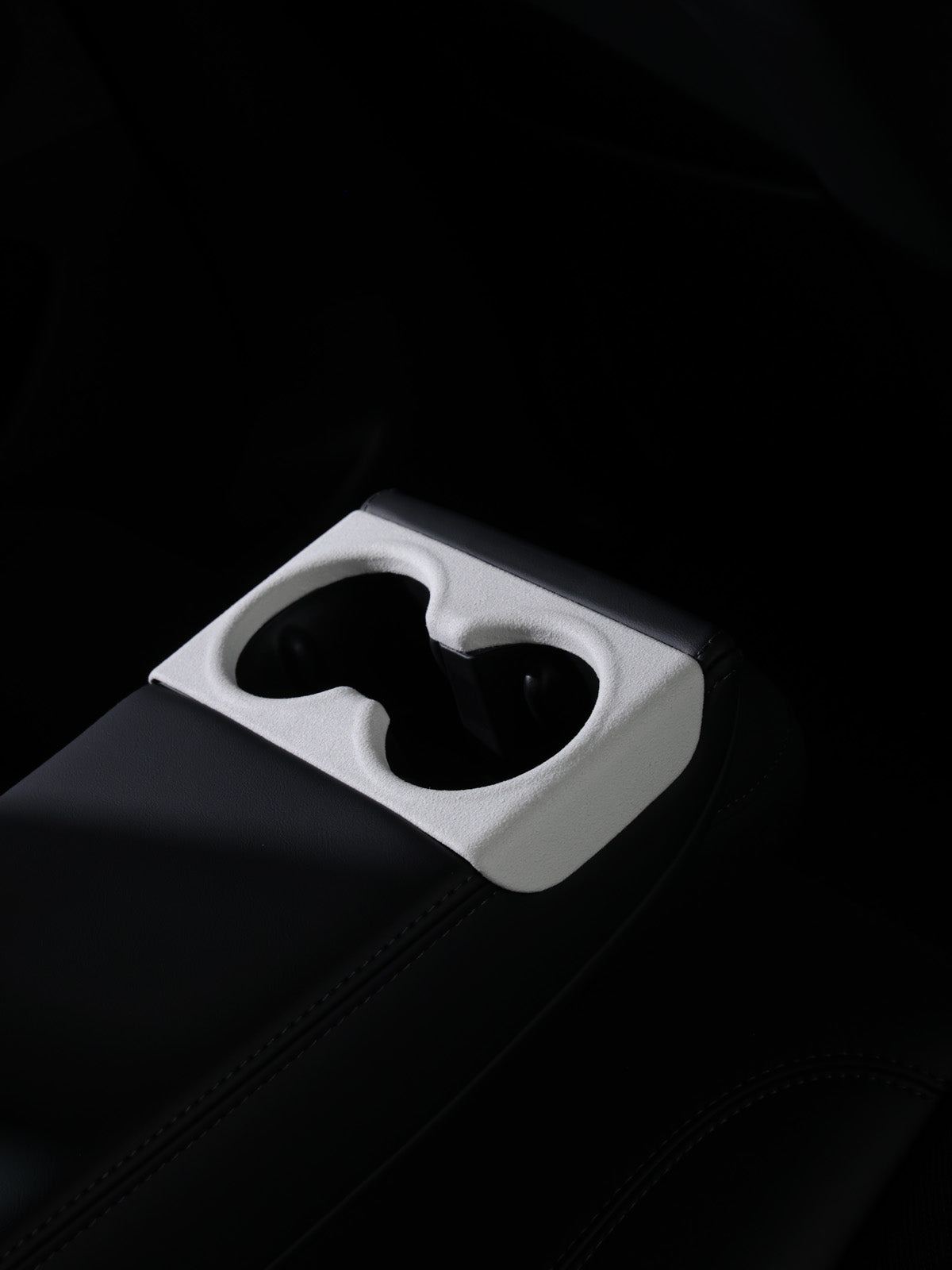 CiyaSuede Back Seat Cup Cover for Tesla Model 3 Highland 2025 2024