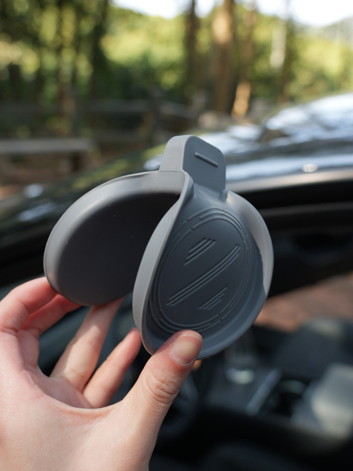 Soft Center Console Cup Mat for Tesla Model Y Juniper 2025