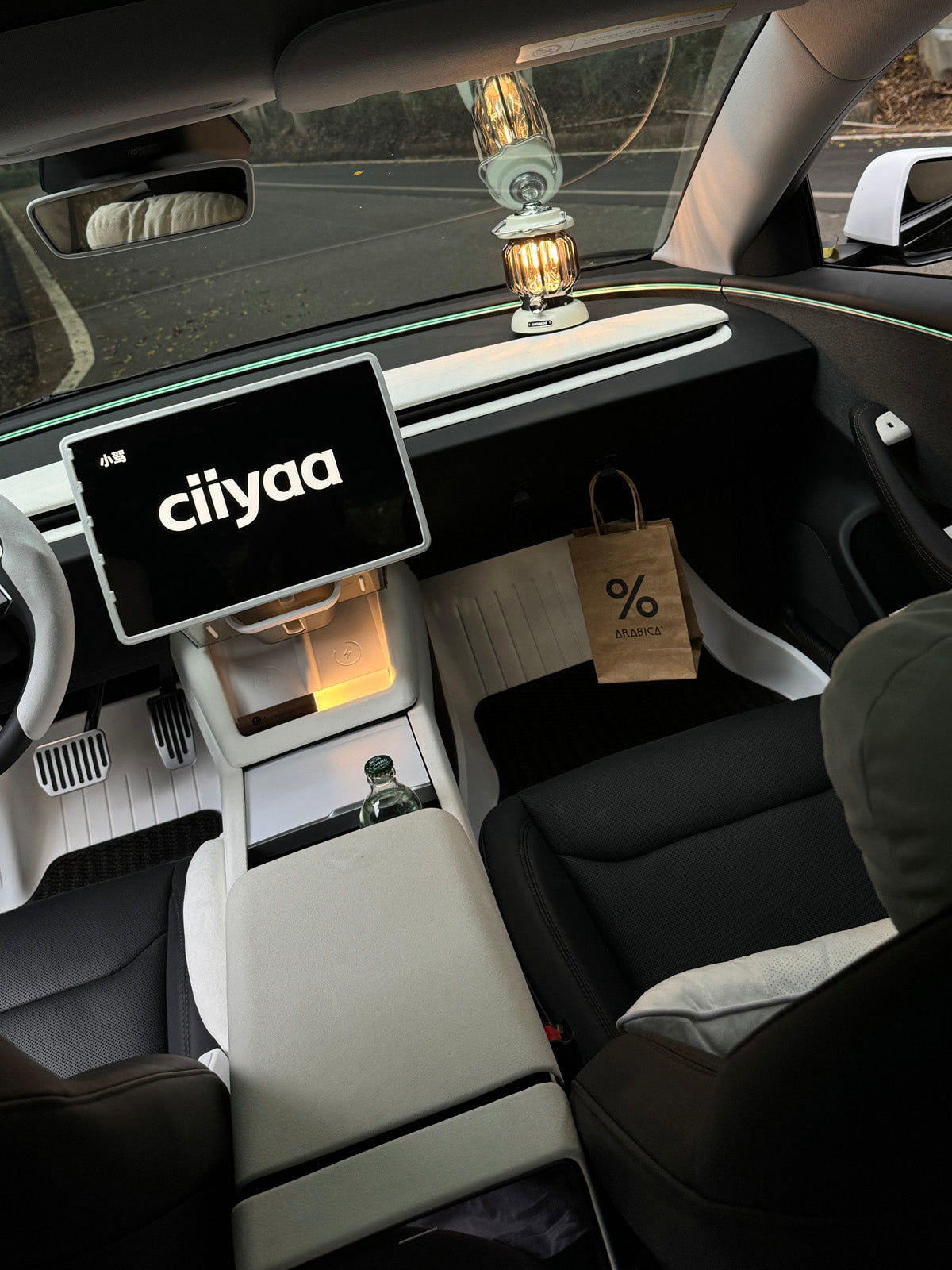 PureDeco Rear Air Outlet Cover for Tesla Model Y Juniper 2025