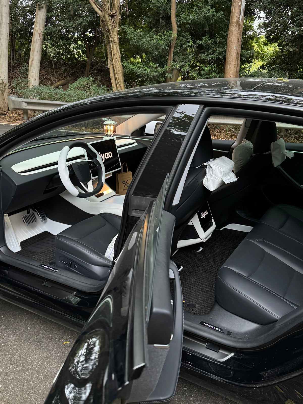 PureDeco Rear Air Outlet Cover for Tesla Model Y Juniper 2025