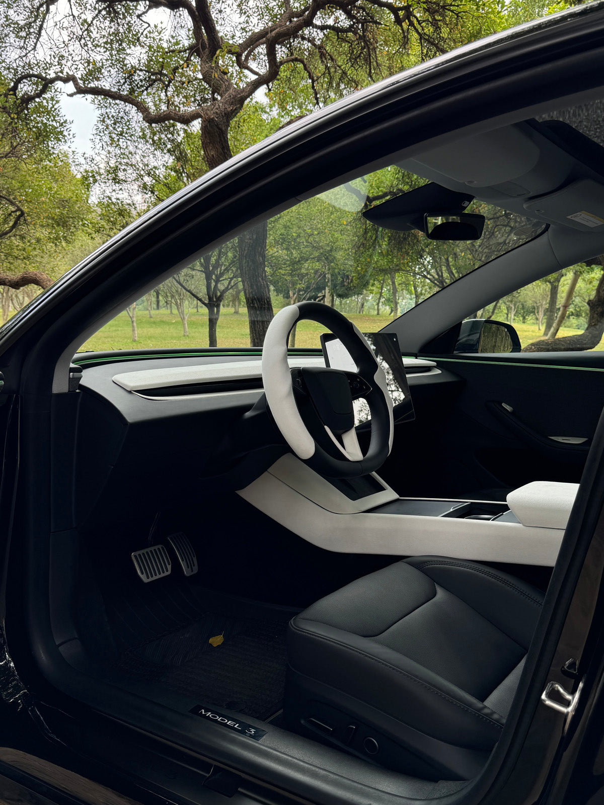 PureDeco Door Button Cover for Tesla Model 3 Highland 2025 2024