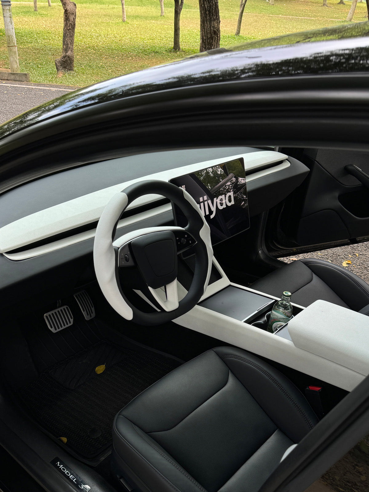 PureDeco Front Door Speaker Trim for Tesla Model 3 Highland 2025 2024