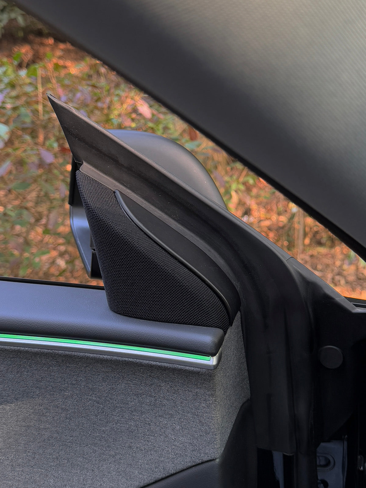 PureDeco Front Door Speaker Trim for Tesla Model 3 Highland 2025 2024