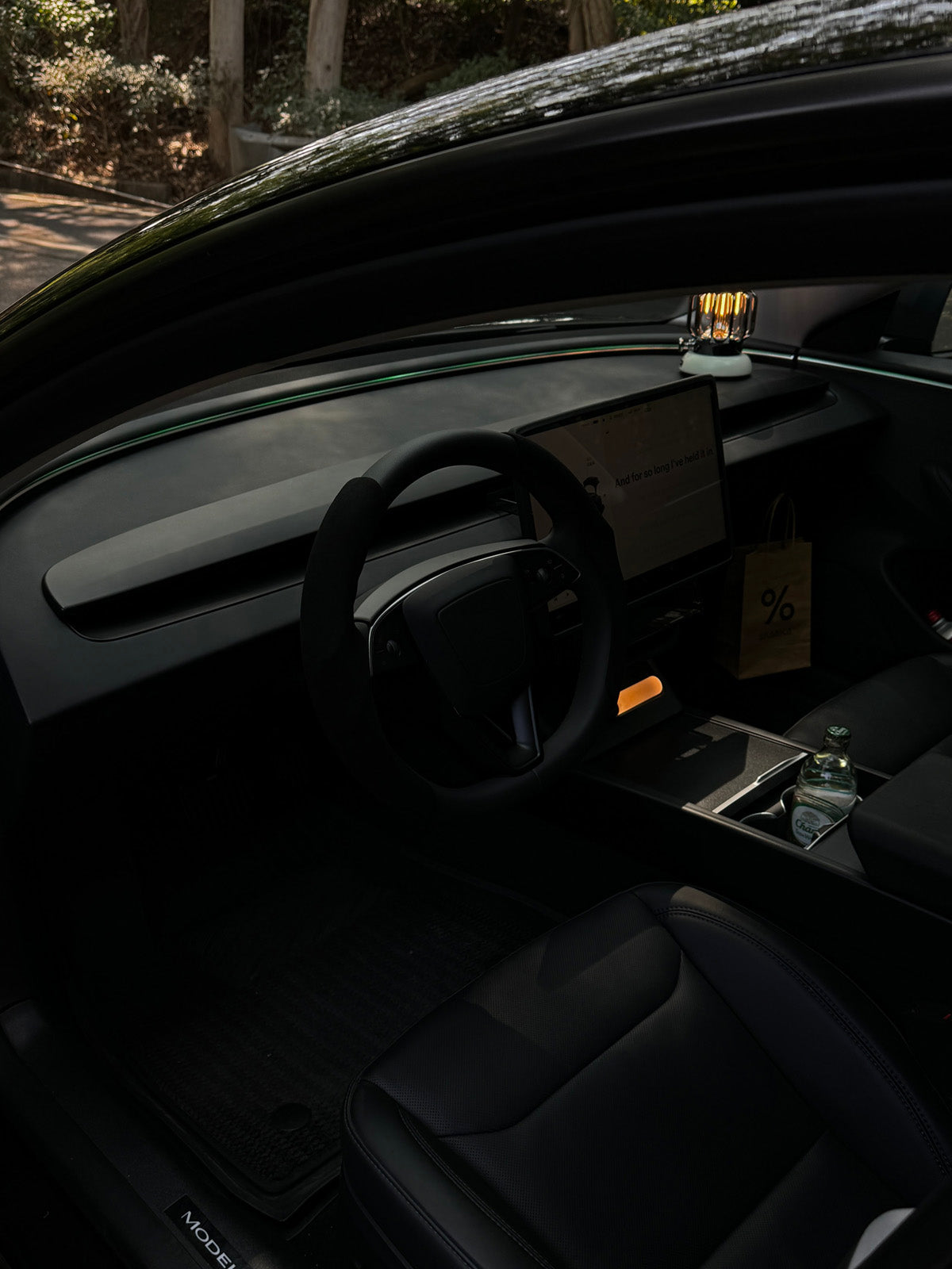 PureDeco Window Button Cover for Tesla Model 3 Highland 2025 2024