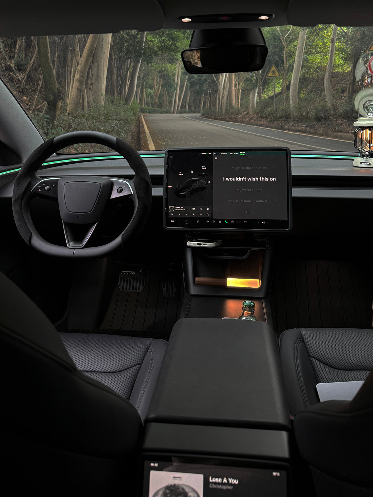 PureDeco Rear Air Outlet Cover for Tesla Model Y Juniper 2025